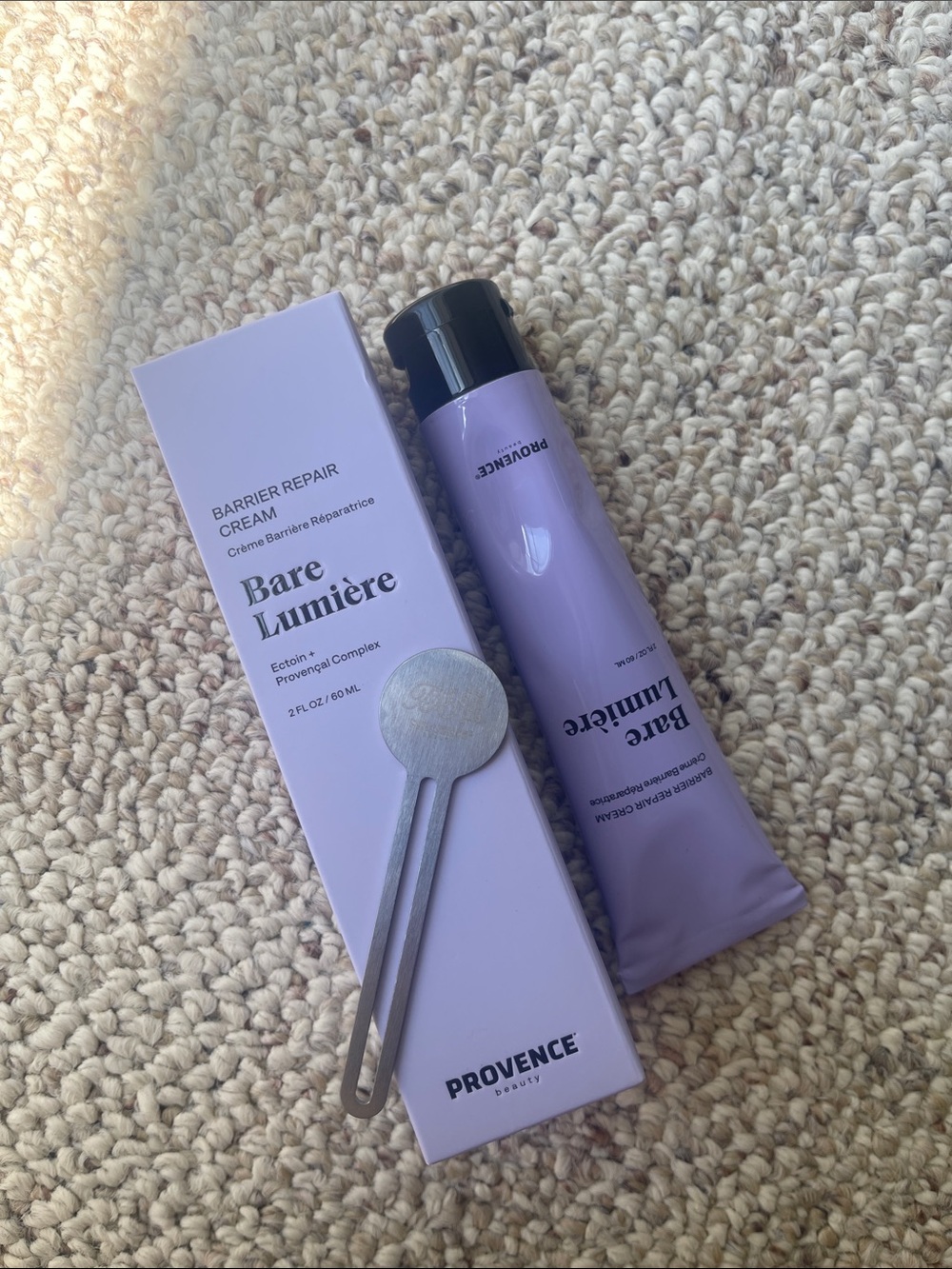 Bare Lumière Barrier Repair Cream - Lavender Tube